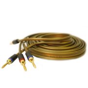Готовый акустический кабель Van den Hul The Goldwater 2х2,5м с разъемами «банан». Цвет: золотистый
