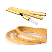 Готовый акустический кабель Van den Hul The CS-122 Hybrid 2х2м с разъемами «банан». Цвет: кремовый