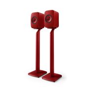 KEF LSX II Lava Red + KEF S1 Floor Stand Red