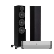 Комплект System Audio Legend 40.2 Silverback Satin Black + Stereo Hub HT