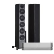 Комплект System Audio Legend 60.2 Silverback Satin Black + Stereo Hub HT