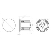 Акустический короб для встраиваемой акустической системы M&K Sound IC95. Цвет: Черный. Пара