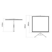 Экран на штативе Digis DSKD-1108