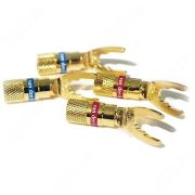 Комплект из 4-х разъемов для акустики Van den Hul D.I.Y. (Сделай сам) Тип-Лопатка