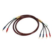 Готовый акустический кабель Van den Hul The Nova. 3 метра пара. Разъем BERRI bi-wiring (2-4). Цвет: красный