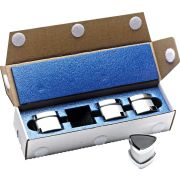 Набор из 4 проставок Moon by Simaudio MOON BRIDGE - PACK OF 4 - EVOLUTION SPACERS, SILVER