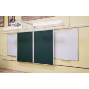 Рельсовая система PolyGlide Boards Slide МОНО-1 для ЖК/ИД 75/86/94; КР 180 (Р-мел; Н-маркер)