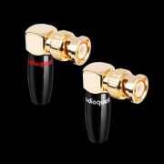 Коннекторы AudioQuest Right-Angle BNC Plugs Silver (2)
