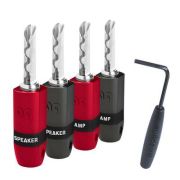 Коннекторы AudioQuest SureGrip 300 - BFA Silver (4)