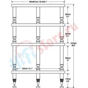 Стенд для AV- компонентов Solidsteel HS-4 silver