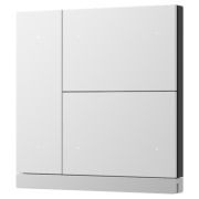 Кнопочный проводной пульт управления GVS KNX Waltz Push Button, 3-Gang (Metal Button) silver