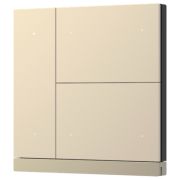 Кнопочный проводной пульт управления GVS KNX Waltz Push Button, 3-Gang (Metal Button) gold