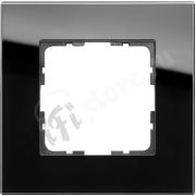 Декоративная рамка GVS Glass frame 1-fold, for 55mm system black
