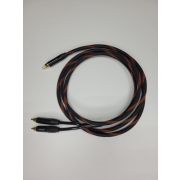SHNOOR Premium Y-Subwoofer Cable Y-Sub,RCA - 2RCA, 3 m